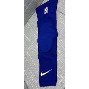 Nike Pro Padded Elbow Sleeve Adult S/M Compression NBA Signal Blue/White NWOT